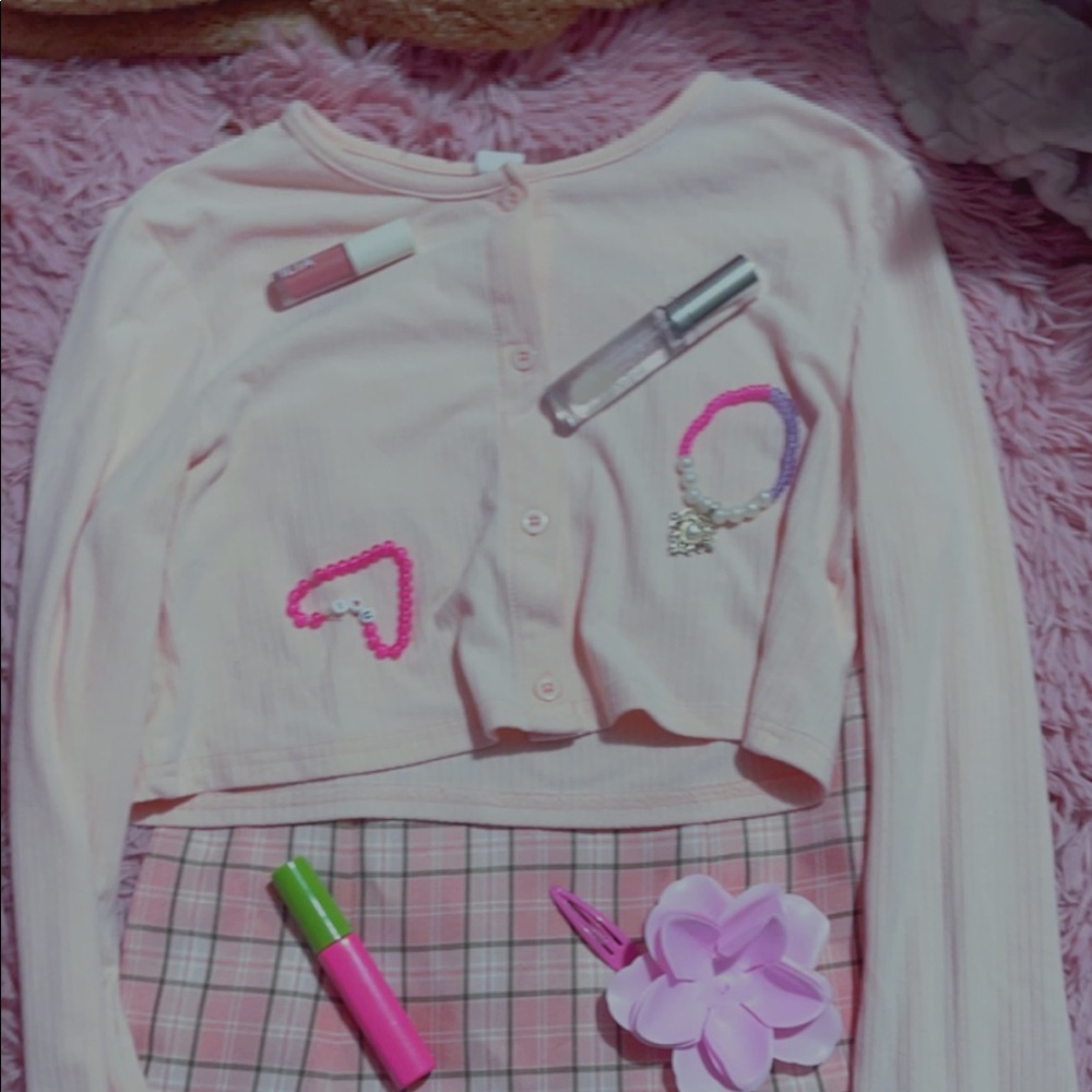Preppy plad dress kawaii aesthetic
